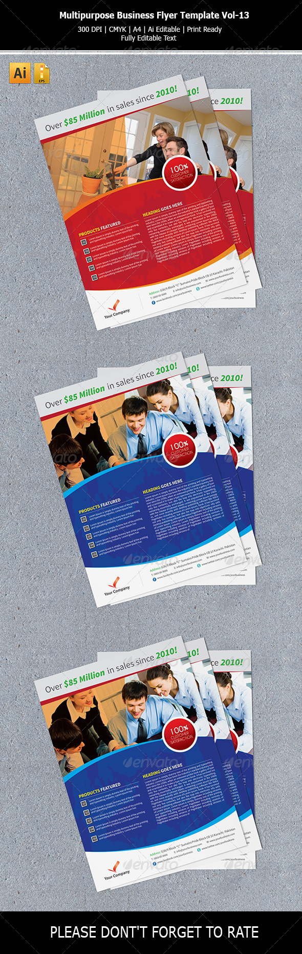 GraphicRiver Multipurpose Business Flyer Template Vol-13 5285108 GraphicRiver Multipurpose Business Flyer Template Vol-13 5285108