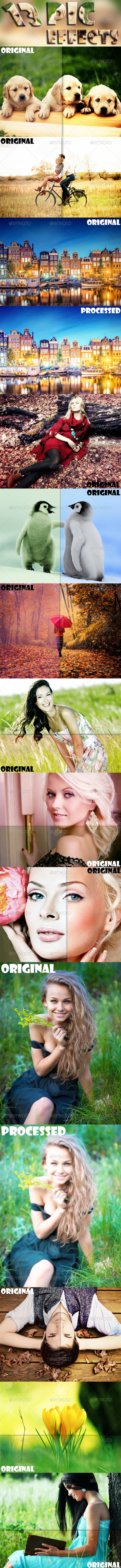 GraphicRiver 13 Pic Effects 7236558 GraphicRiver 13 Pic Effects 7236558