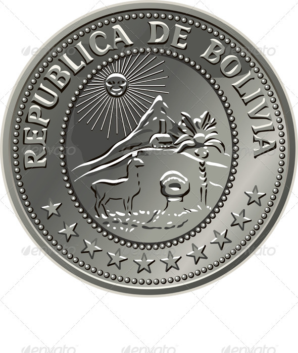 Graphic River Bolivian money silver coin centavo fifty Vectors - Objects Man-made objects 757971 Graphic River Bolivian money silver coin centavo fifty Vectors - Objects Man-made objects 757971