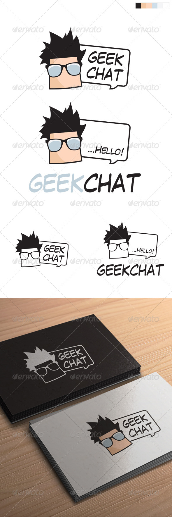 GraphicRiver Geek Chat Logo 7209707 GraphicRiver Geek Chat Logo 7209707