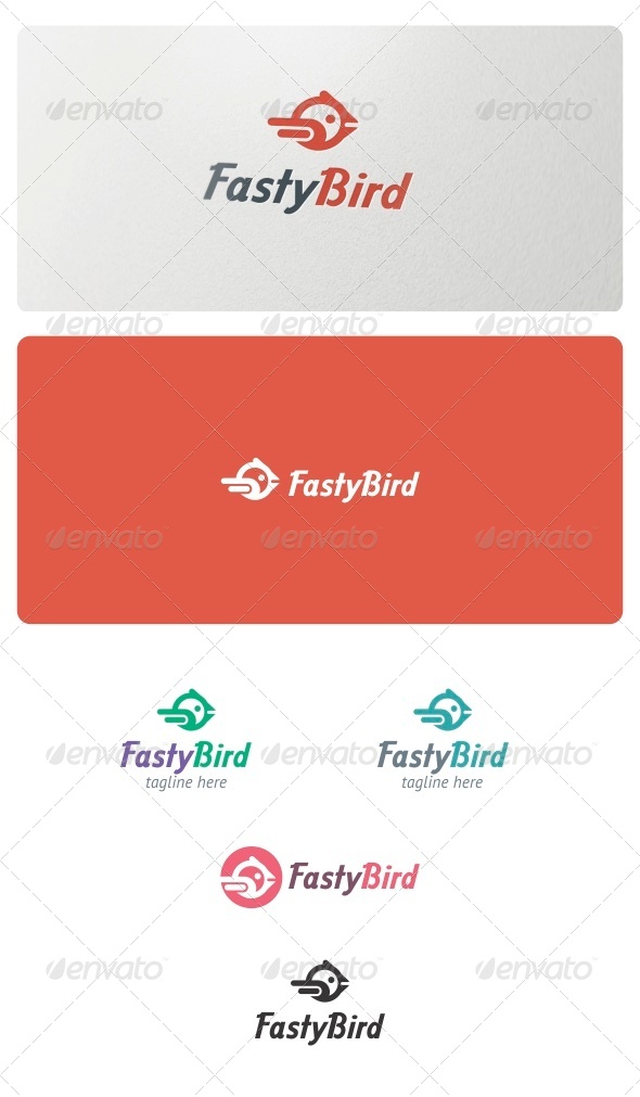 Fasty Bird Logo (Animals)