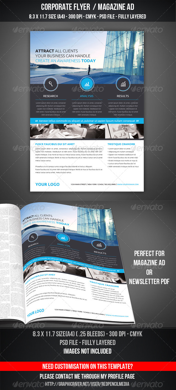 GraphicRiver Corporate Flyer Magazine AD 7240195 GraphicRiver Corporate Flyer Magazine AD 7240195