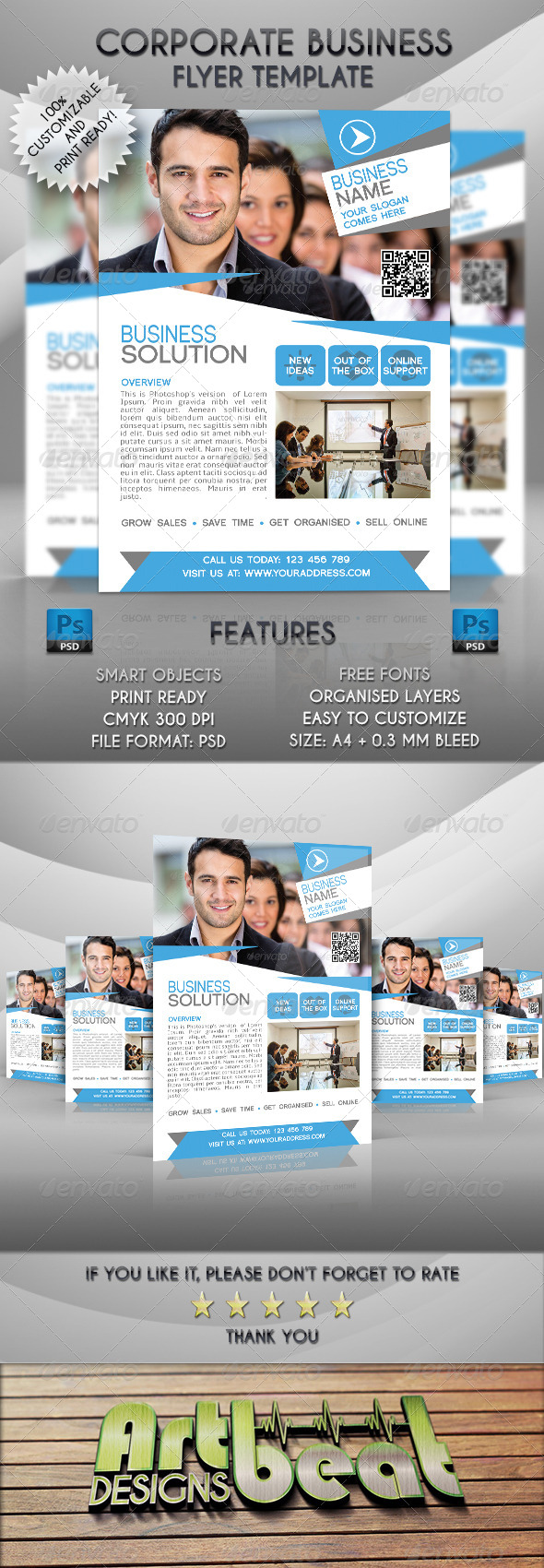GraphicRiver Corporate Business Flyer 7224075 GraphicRiver Corporate Business Flyer 7224075