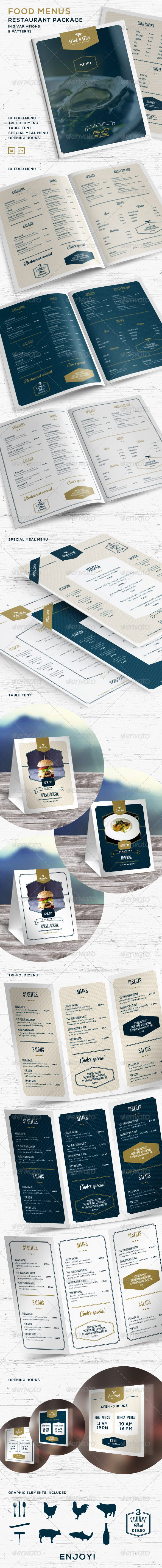 GraphicRiver Food Menus Restaurant Package 7241213 GraphicRiver Food Menus Restaurant Package 7241213