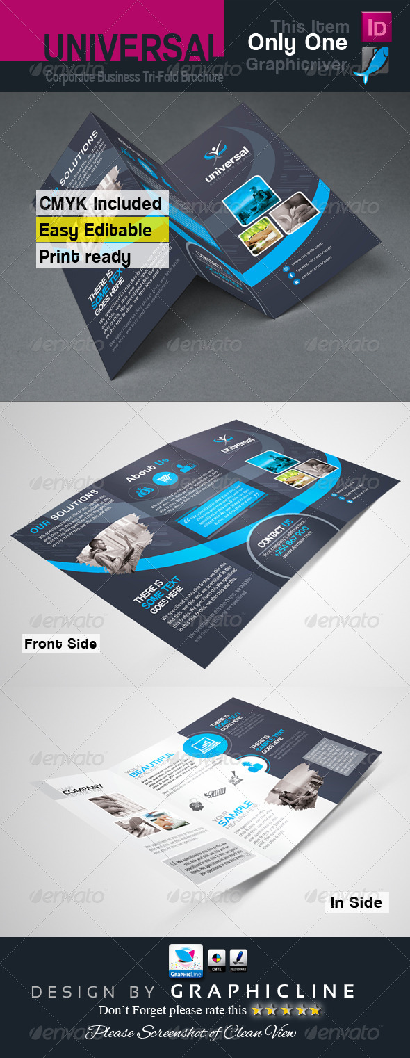 Tri-fold Business Brochure (Corporate)