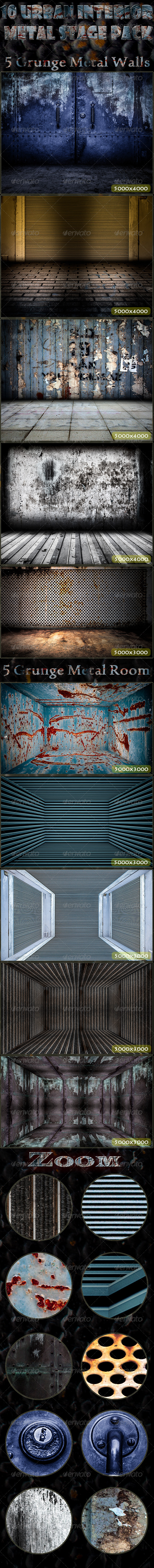 GraphicRiver Urban Interior Metal Stage Pack 7243092 GraphicRiver Urban Interior Metal Stage Pack 7243092