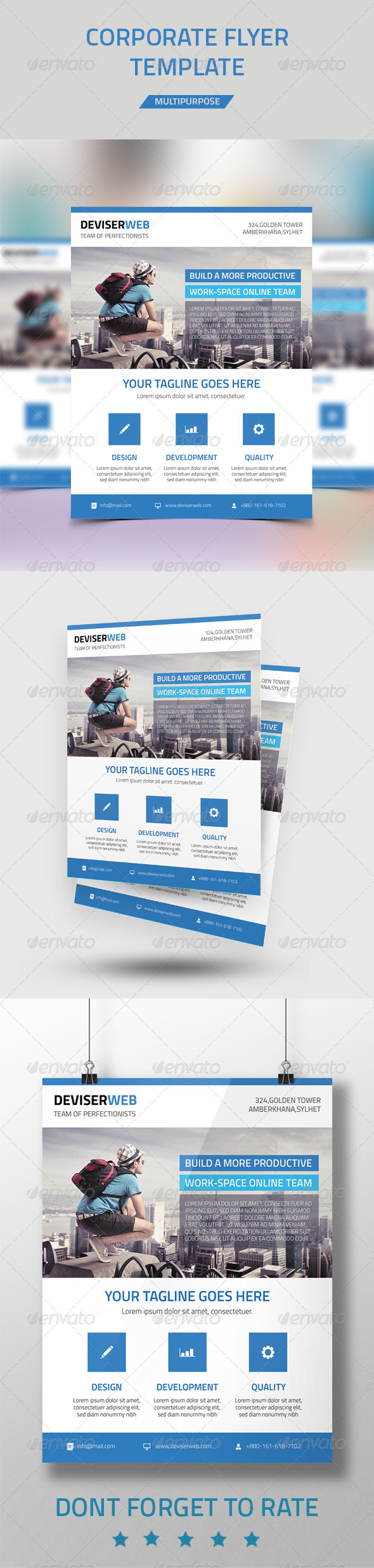 GraphicRiver Corporate Flyer Template 7185430 GraphicRiver Corporate Flyer Template 7185430