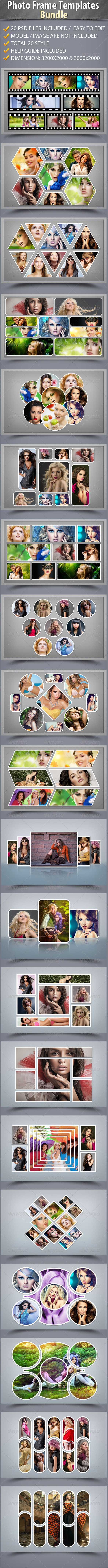 GraphicRiver Photo Frame Templates Bundle 7230367 GraphicRiver Photo Frame Templates Bundle 7230367