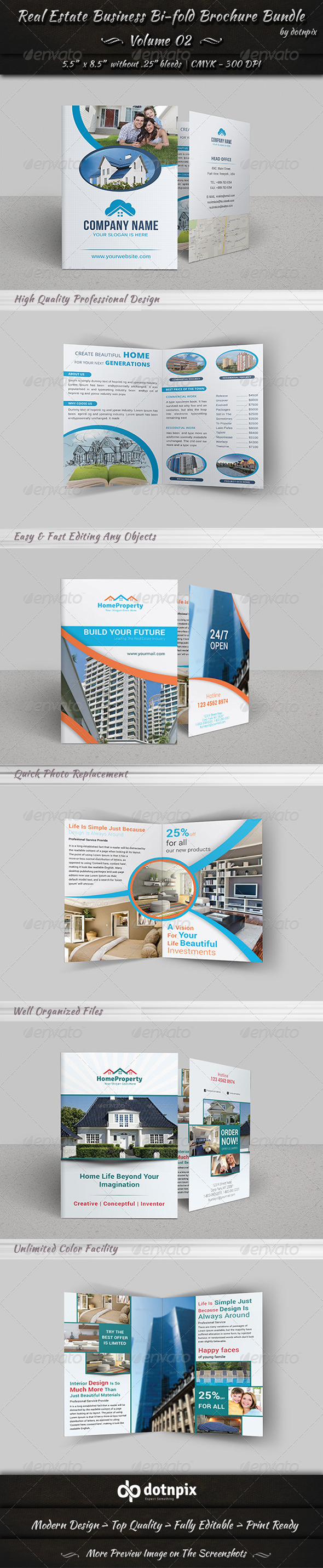 GraphicRiver Real Estate Bi-fold Brochure Bundle Volume 2 7244514 GraphicRiver Real Estate Bi-fold Brochure Bundle Volume 2 7244514