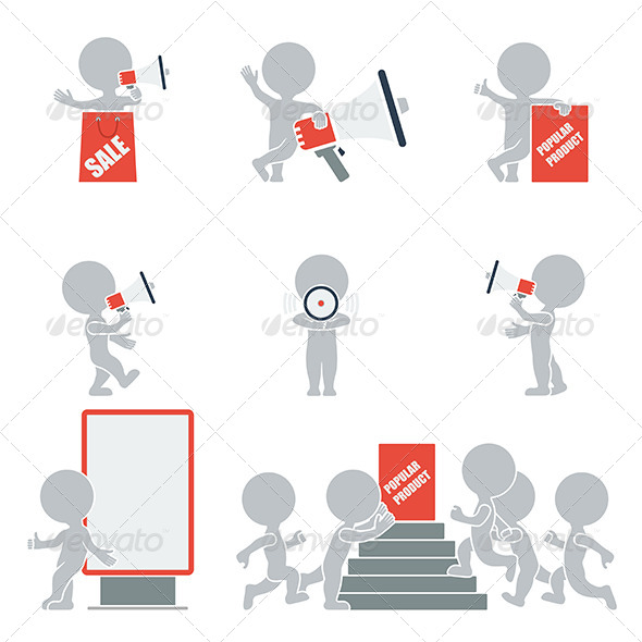 GraphicRiver Flat People Promotion 7245920 GraphicRiver Flat People Promotion 7245920