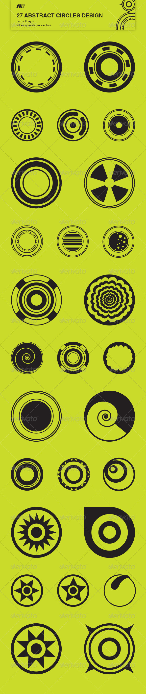 GraphicRiver 27 Abstract Circles 7245924 GraphicRiver 27 Abstract Circles 7245924