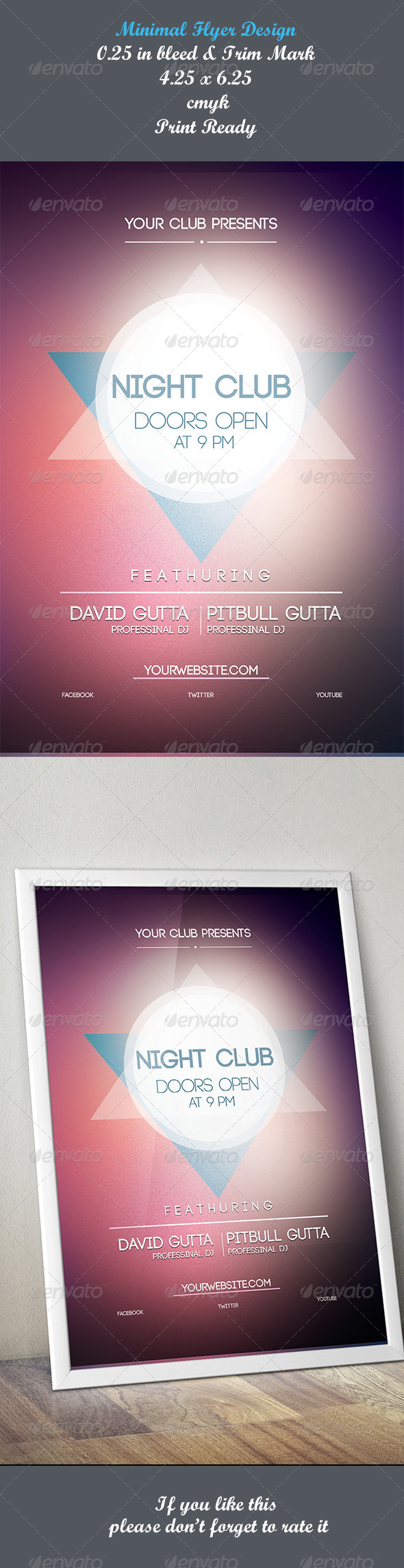 GraphicRiver Minimal Flyer design 7191297 GraphicRiver Minimal Flyer design 7191297