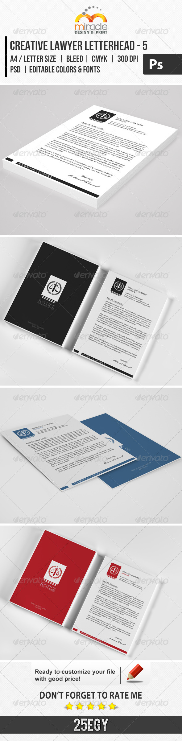 GraphicRiver Creative Lawyer Letterhead #5 7246291 GraphicRiver Creative Lawyer Letterhead #5 7246291