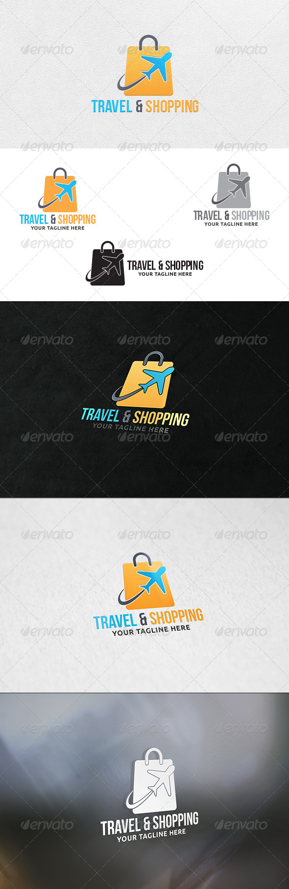 GraphicRiver Travel and Shopping Logo Template 7246414 GraphicRiver Travel and Shopping Logo Template 7246414