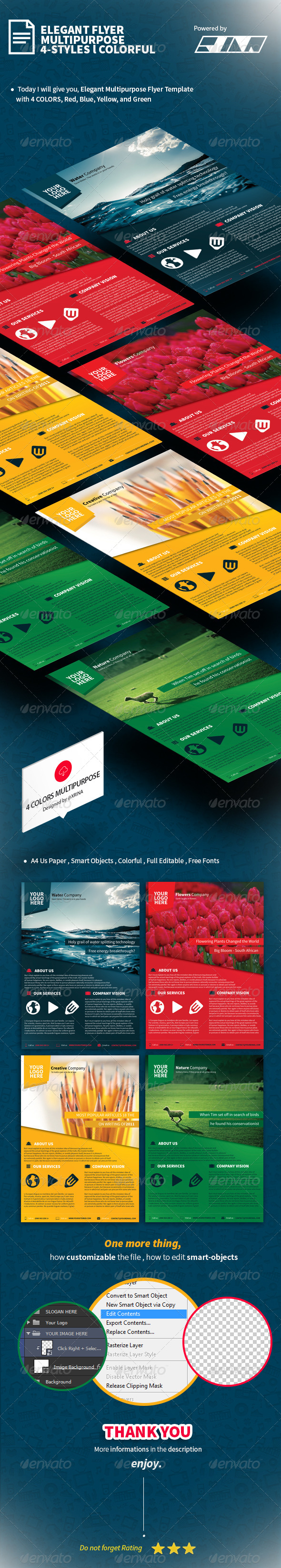 GraphicRiver Elegant Multipurpose Flyer Template 7246431 GraphicRiver Elegant Multipurpose Flyer Template 7246431