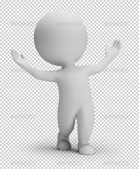 GraphicRiver 3D Small People Astonishment 7246774 GraphicRiver 3D Small People Astonishment 7246774
