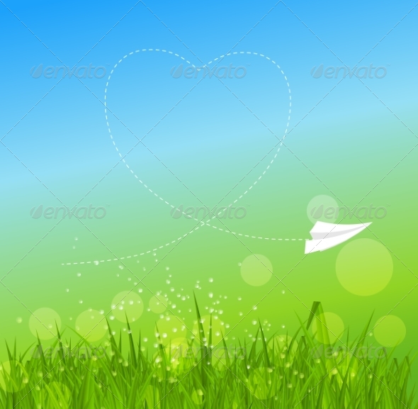 GraphicRiver Summer Abstract Background with Grass 7247705 GraphicRiver Summer Abstract Background with Grass 7247705
