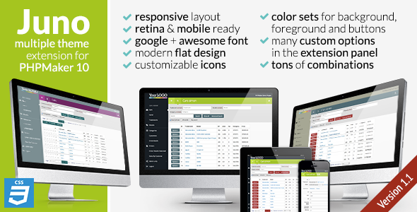 CodeCanyon Juno CSS3 extension theme for PHPMaker10 7028164 CodeCanyon Juno CSS3 extension theme for PHPMaker10 7028164