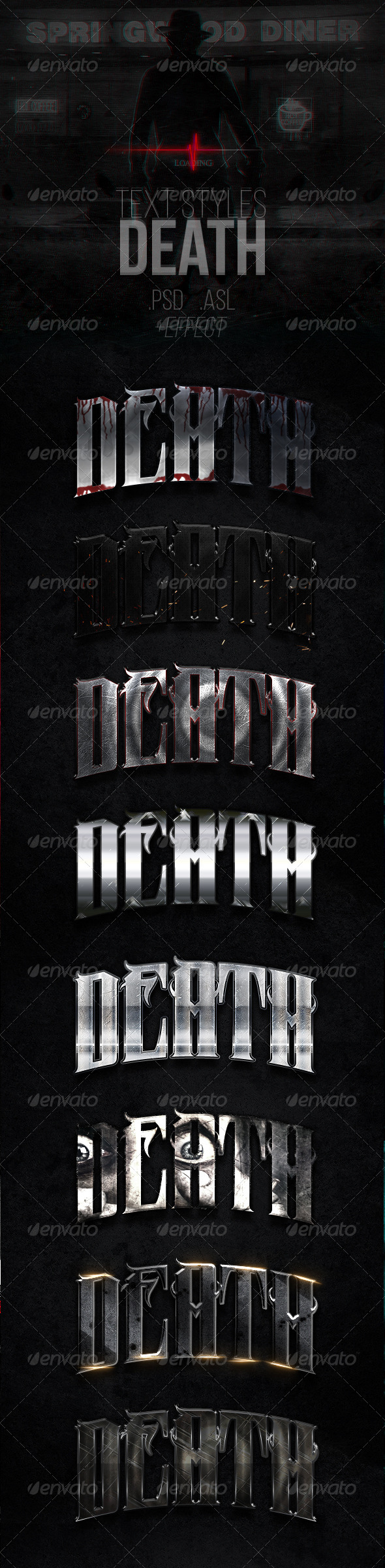 GraphicRiver Death Text Styles 7249723 GraphicRiver Death Text Styles 7249723
