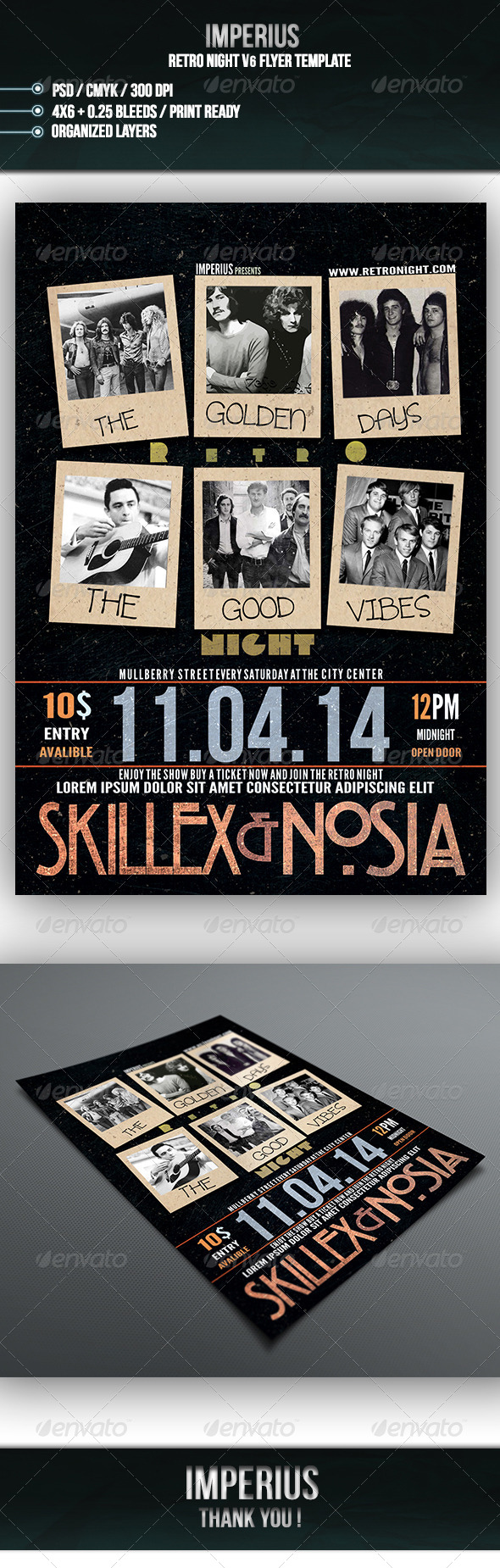 GraphicRiver Retro Night V6 7250369 GraphicRiver Retro Night V6 7250369