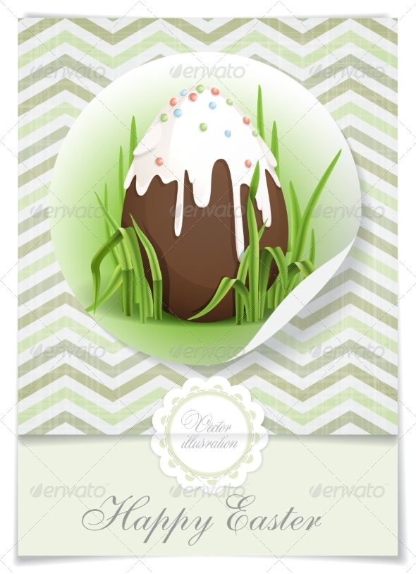 GraphicRiver Chocolate Easter Egg 7251346 GraphicRiver Chocolate Easter Egg 7251346
