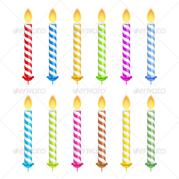 GraphicRiver Birthday Candles 7252418 GraphicRiver Birthday Candles 7252418