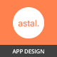 Astal - Flat Mobile UI Design Astal - Flat Mobile UI Design - GraphicRiver Item for Sale