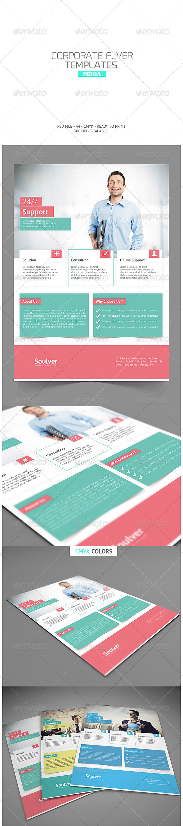 GraphicRiver Multipurpose Business Flyer 7253775 GraphicRiver Multipurpose Business Flyer 7253775