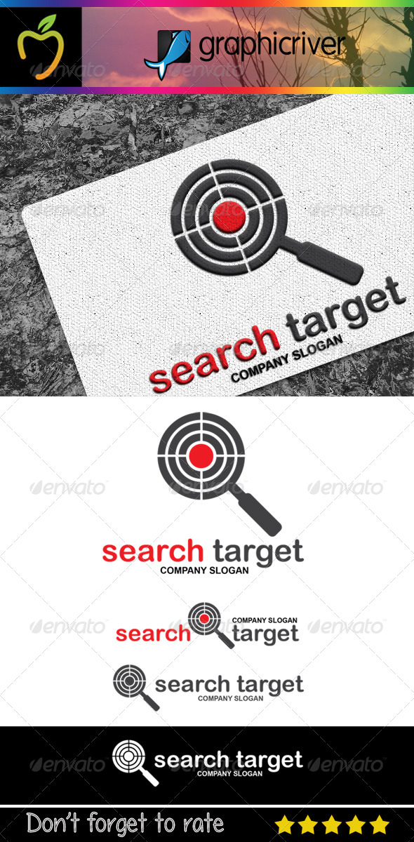 GraphicRiver Search Target Logo 7254263 GraphicRiver Search Target Logo 7254263