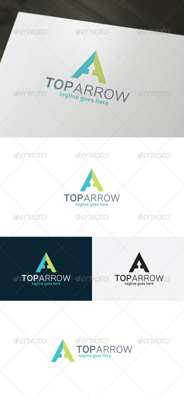 GraphicRiver Top Arrow Logo Letter A 7255339 GraphicRiver Top Arrow Logo Letter A 7255339