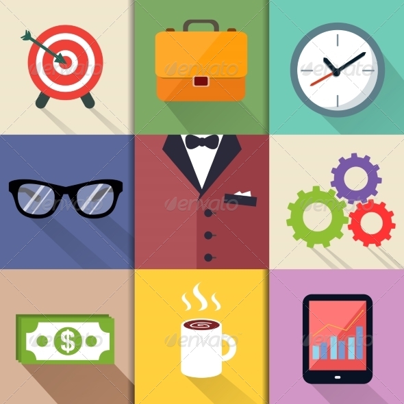 Business Suits Icons Set (Business)