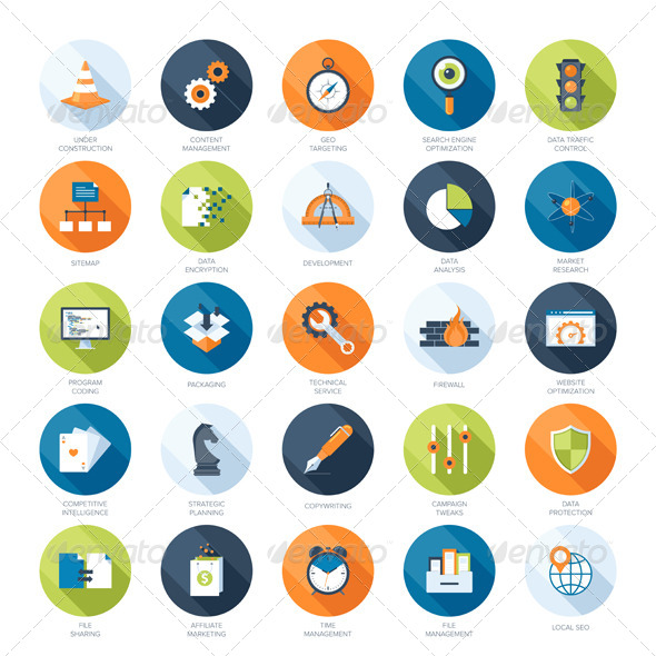 GraphicRiver SEO Icons 7256614 GraphicRiver SEO Icons 7256614