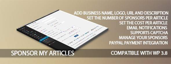 CodeCanyon Sponsor My Articles 7257228 CodeCanyon Sponsor My Articles 7257228