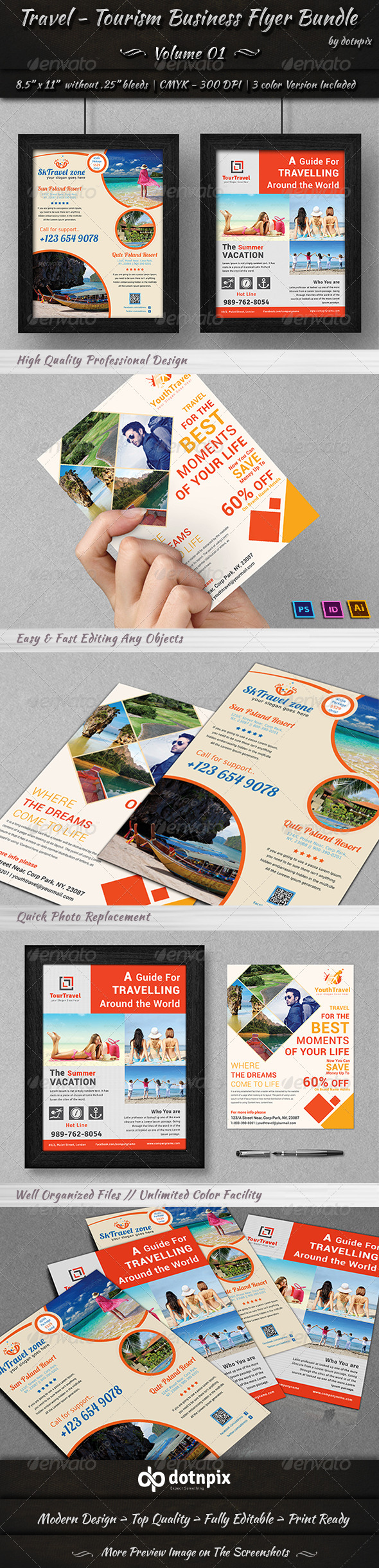 GraphicRiver Travel Tourism Business Flyer Bundle Volume 1 7258327 GraphicRiver Travel Tourism Business Flyer Bundle Volume 1 7258327