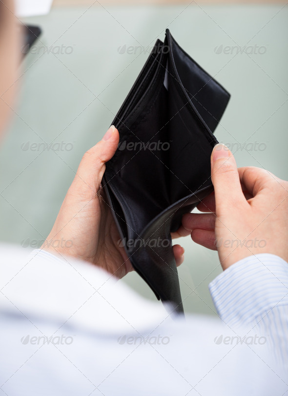 Businessperson With Empty Wallet (Misc) Photo Download
