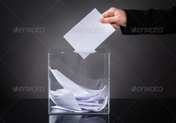 Hand Putting Ballot In Box (Misc) Photo Download