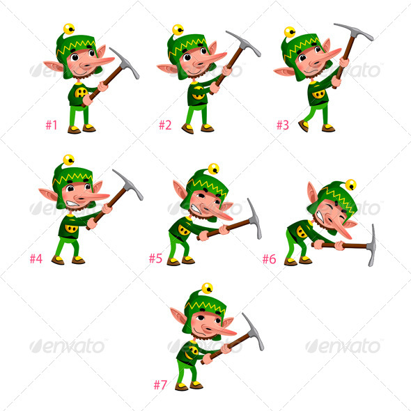 GraphicRiver Animation of Dwarf Digging 7260042 GraphicRiver Animation of Dwarf Digging 7260042