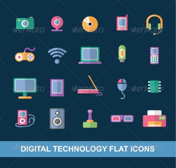 GraphicRiver Flat Icons 7260141 GraphicRiver Flat Icons 7260141