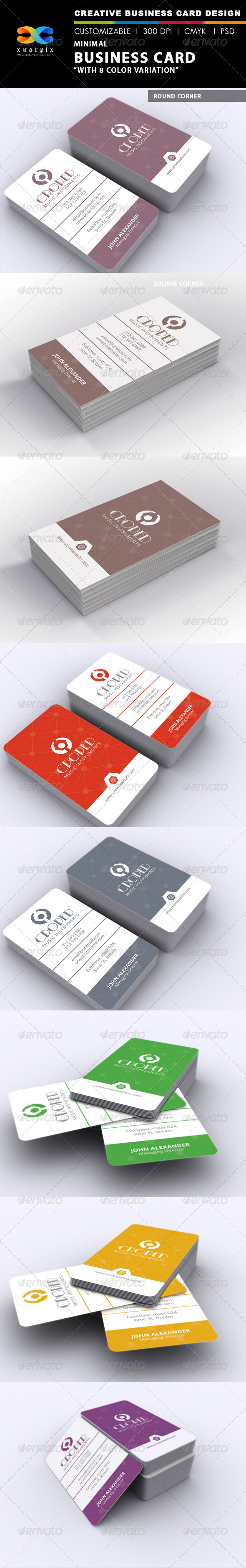 GraphicRiver Minimal Business Card 7260967 GraphicRiver Minimal Business Card 7260967