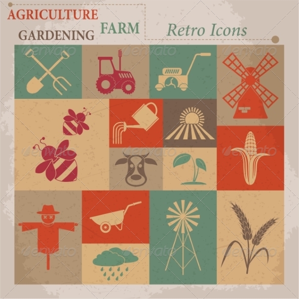 GraphicRiver Agriculture Icons 7261431 GraphicRiver Agriculture Icons 7261431