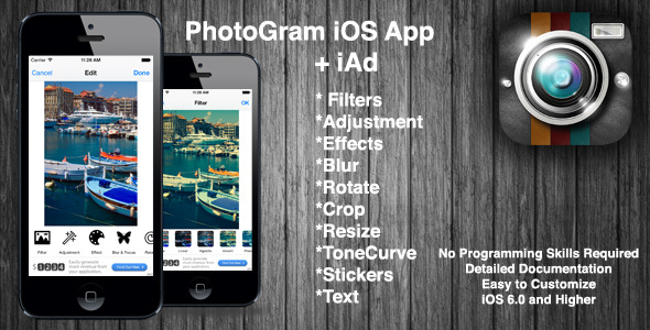 CodeCanyon PhotoGram for iPhone & iAd 7262183 CodeCanyon PhotoGram for iPhone & iAd 7262183