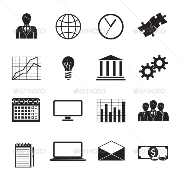 Business Flat Generic Icons Set (Business)