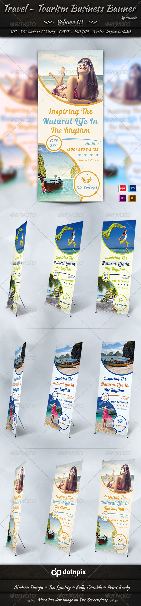 GraphicRiver Travel Tourism Business Banner Volume 1 7263214 GraphicRiver Travel Tourism Business Banner Volume 1 7263214