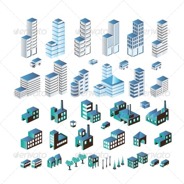 GraphicRiver Buildings 7263324 GraphicRiver Buildings 7263324