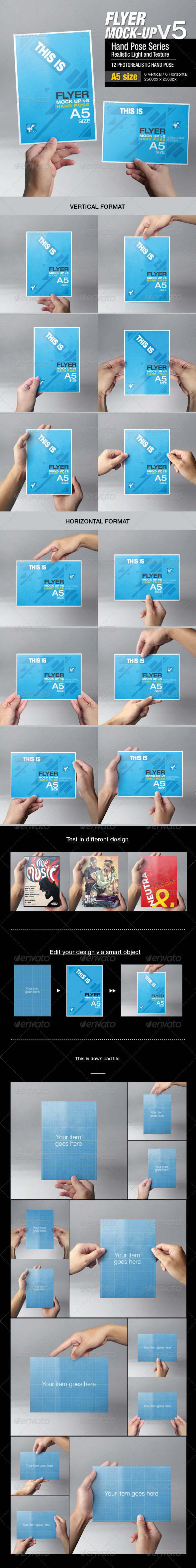 GraphicRiver Flyer Mock-up v5 7263559 GraphicRiver Flyer Mock-up v5 7263559