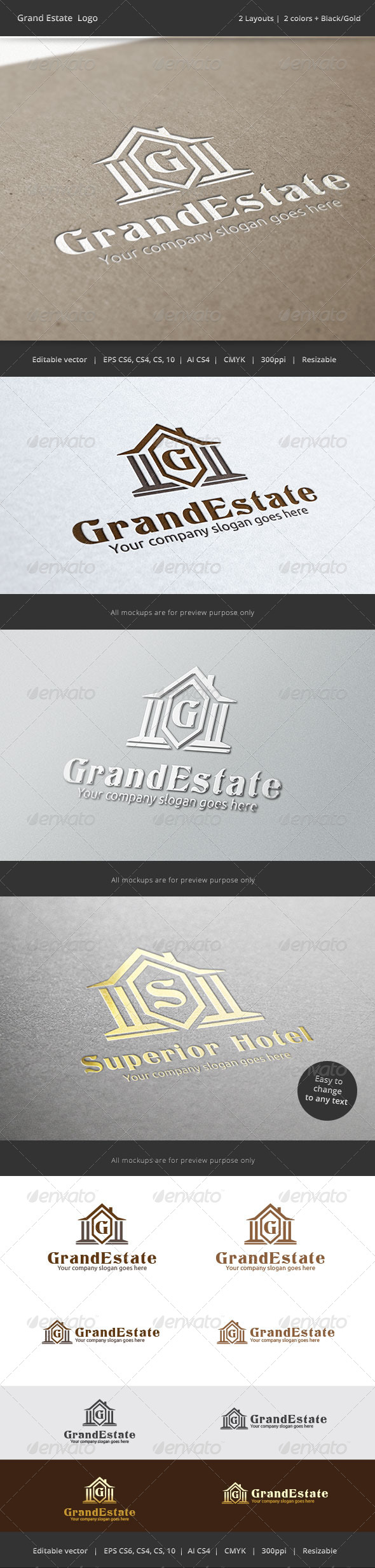 GraphicRiver Grand Estate Letter Logo 7263585 GraphicRiver Grand Estate Letter Logo 7263585