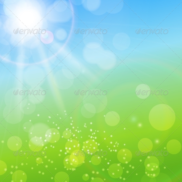 GraphicRiver Summer Abstract Background with Grass 7263835 GraphicRiver Summer Abstract Background with Grass 7263835