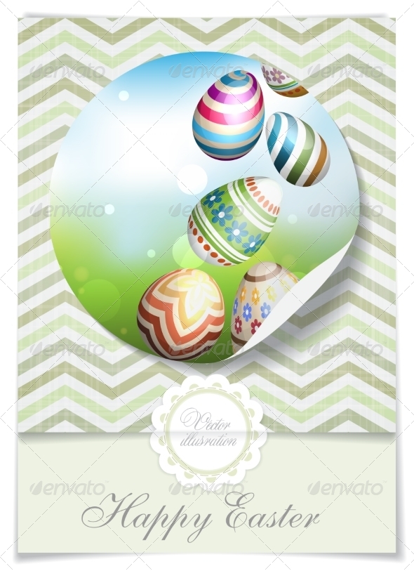 GraphicRiver Easter Background with Eggs in Grass 7264338 GraphicRiver Easter Background with Eggs in Grass 7264338