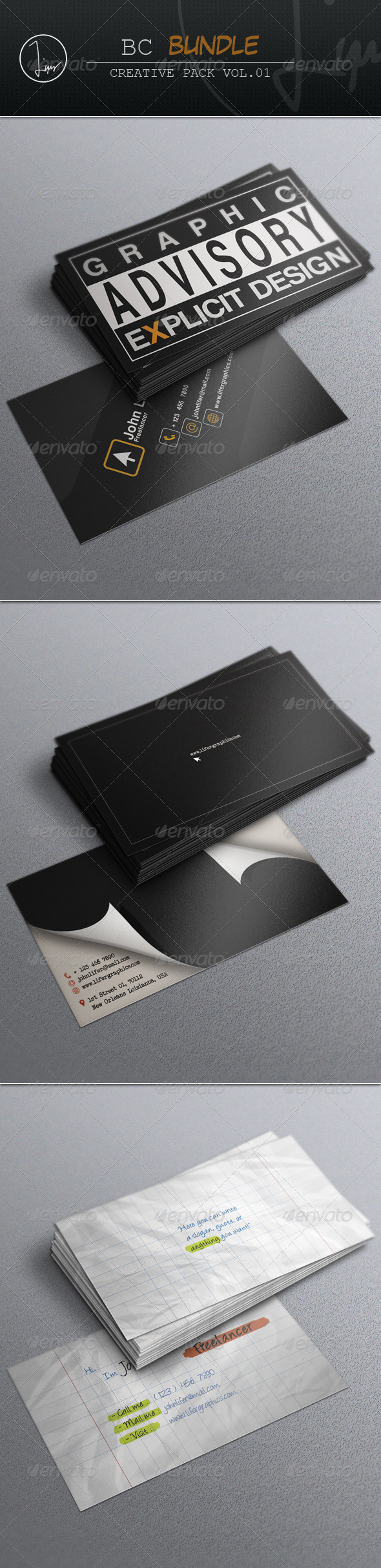 GraphicRiver Business Card Bundle Vol.01 7264345 GraphicRiver Business Card Bundle Vol.01 7264345