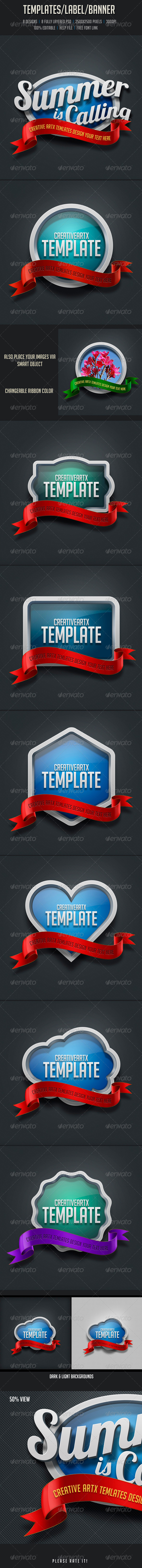 Templates/Label/Banner (Badges & Stickers)